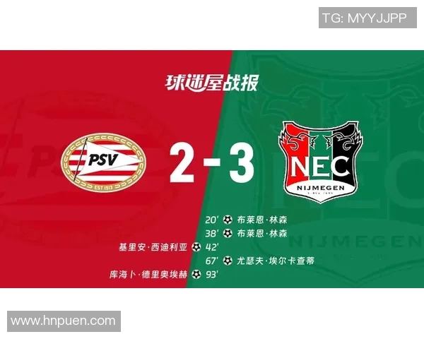 奈梅亨与埃因霍温对决前瞻分析及比赛结果预测